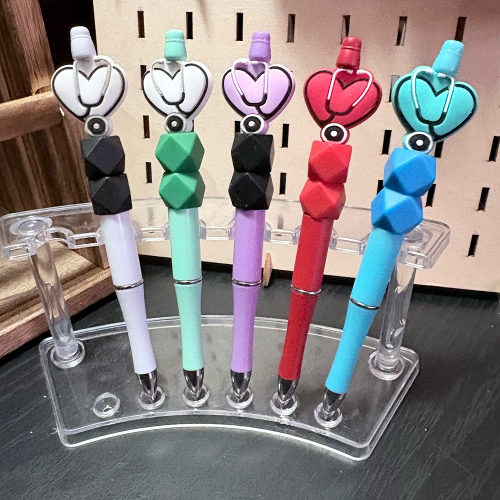 Handcrafted  nurse beaded pen